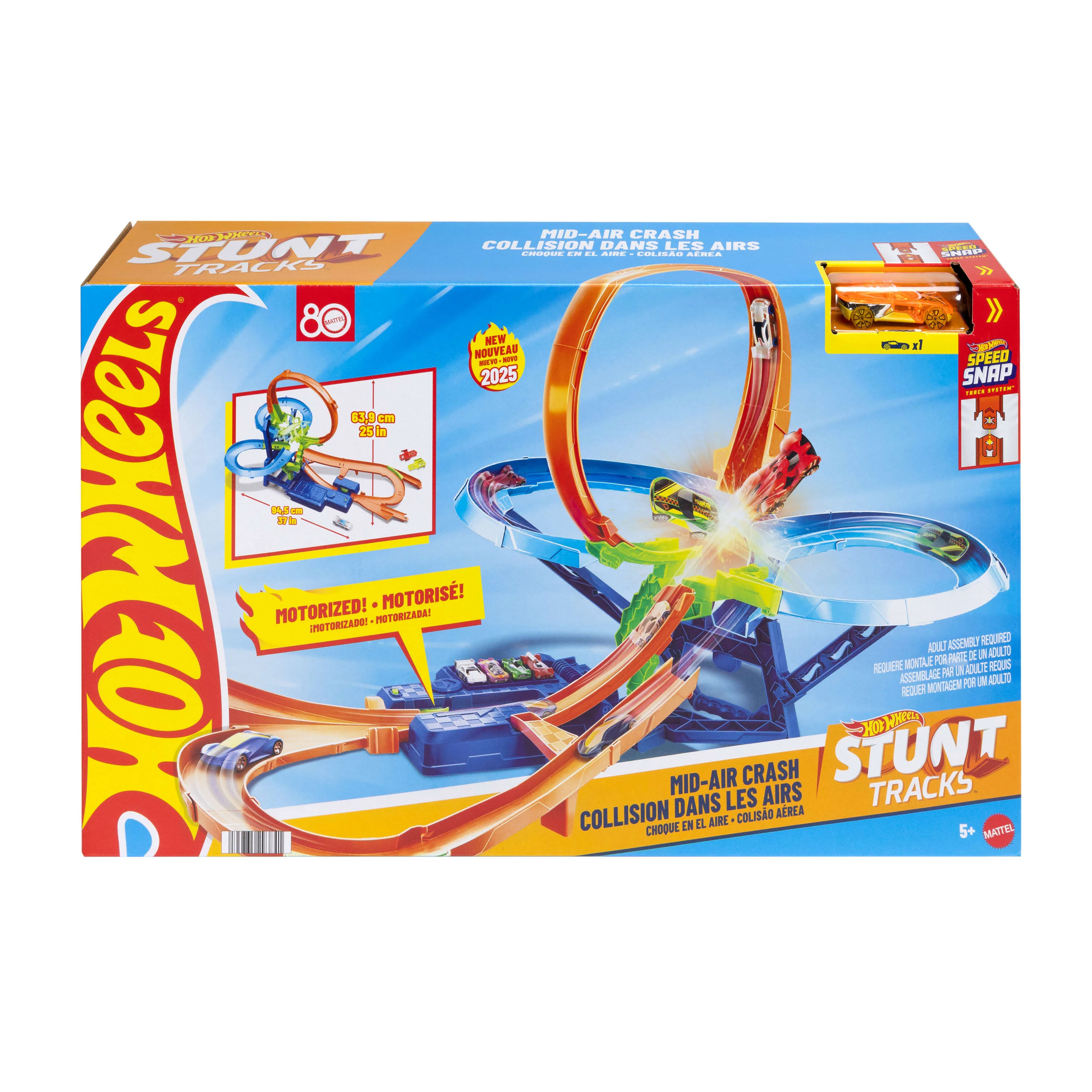 Hot Wheels Stunt Tracks Mid-Air Crash - Image 6