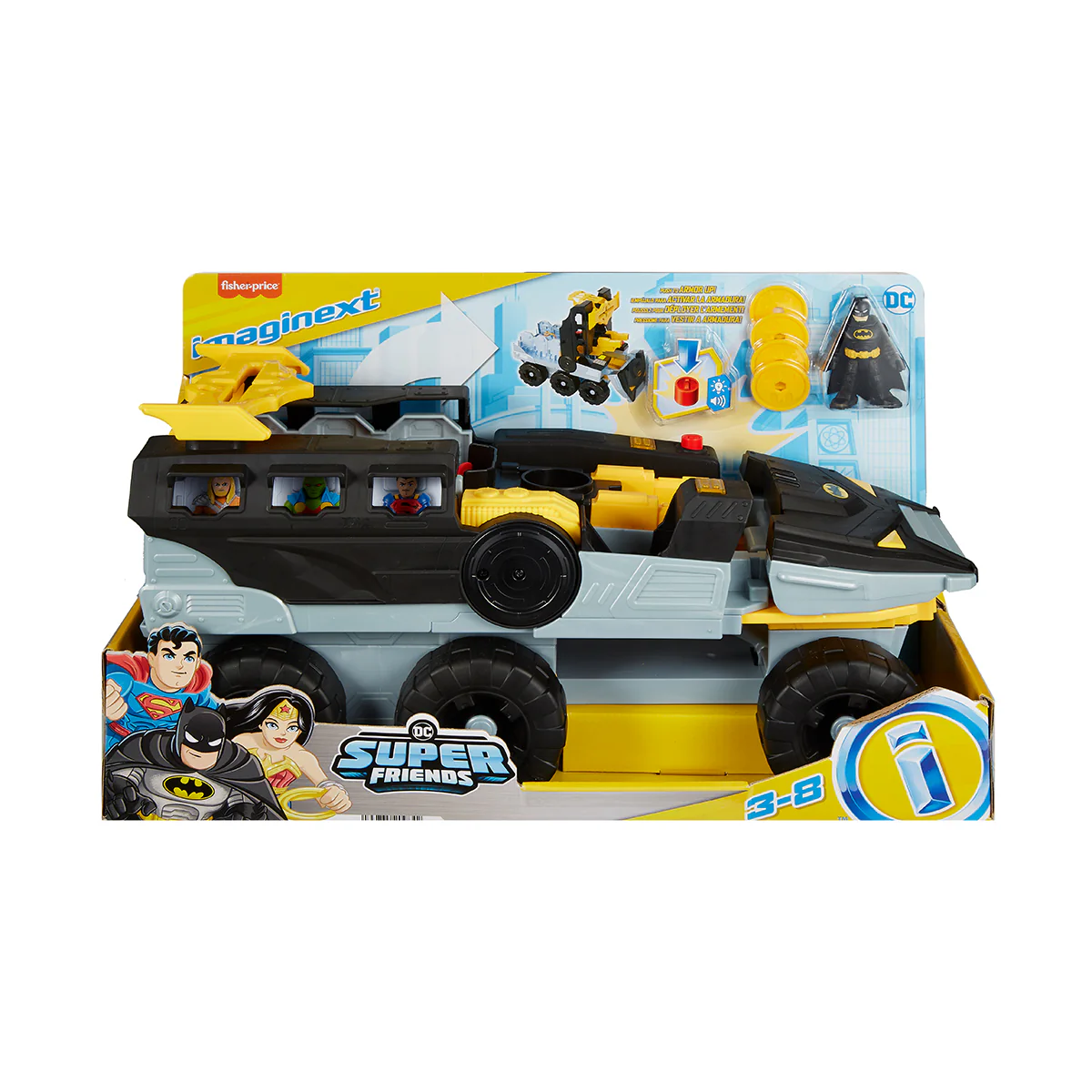 Imaginext DC Super Friends Transforming Bat-Tank - Image 11