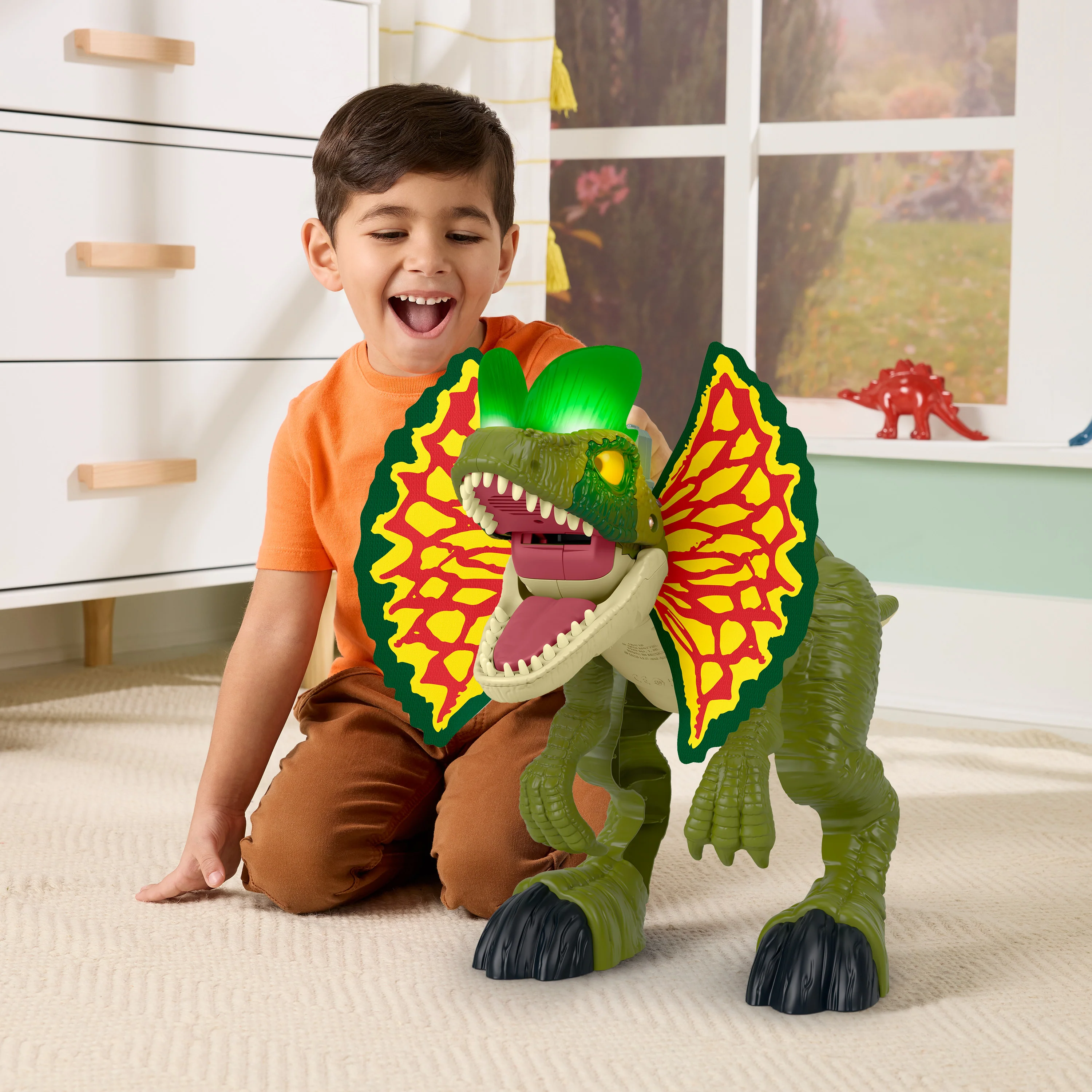 Imaginext Jurassic World Attack Mode Dilophosaurus - Image 9