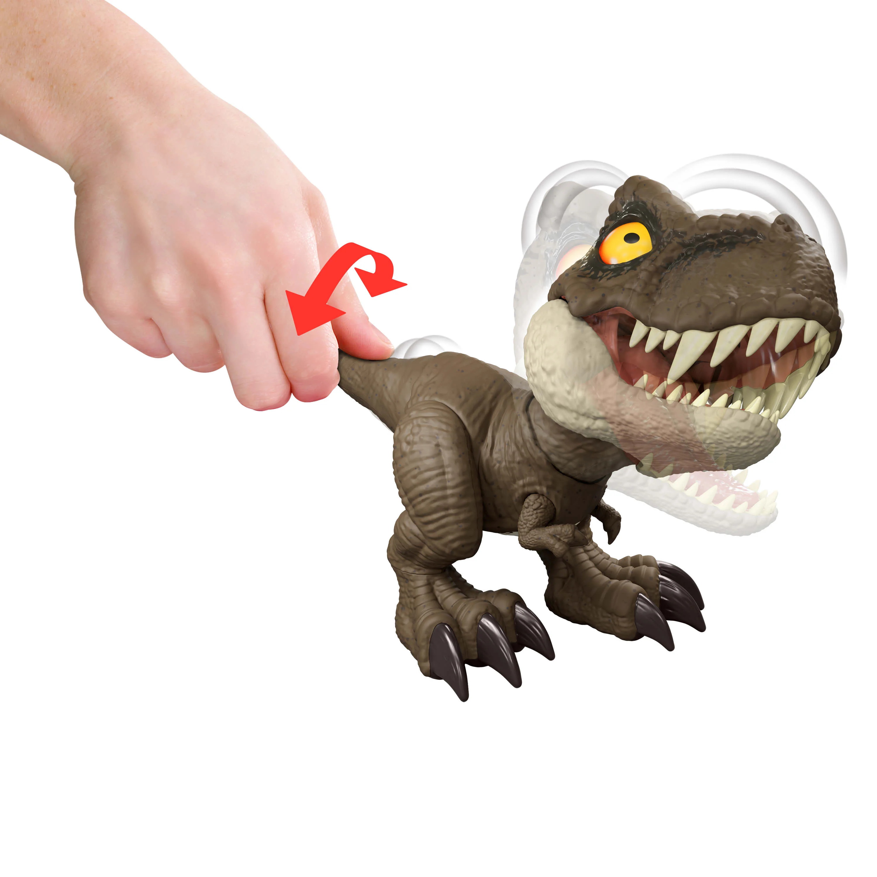 Jurassic World Roar Command Tyrannosaurus Rex Dinosaur Figure Toy - Image 3