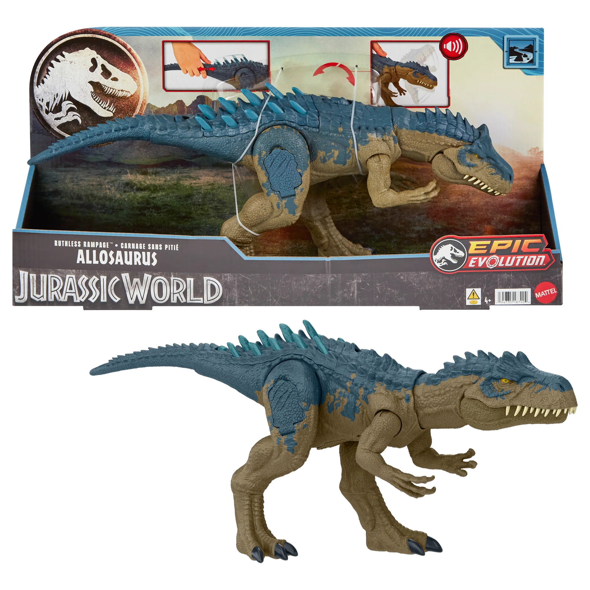 Jurassic World Ruthless Rampage Allosaurus - Image 9