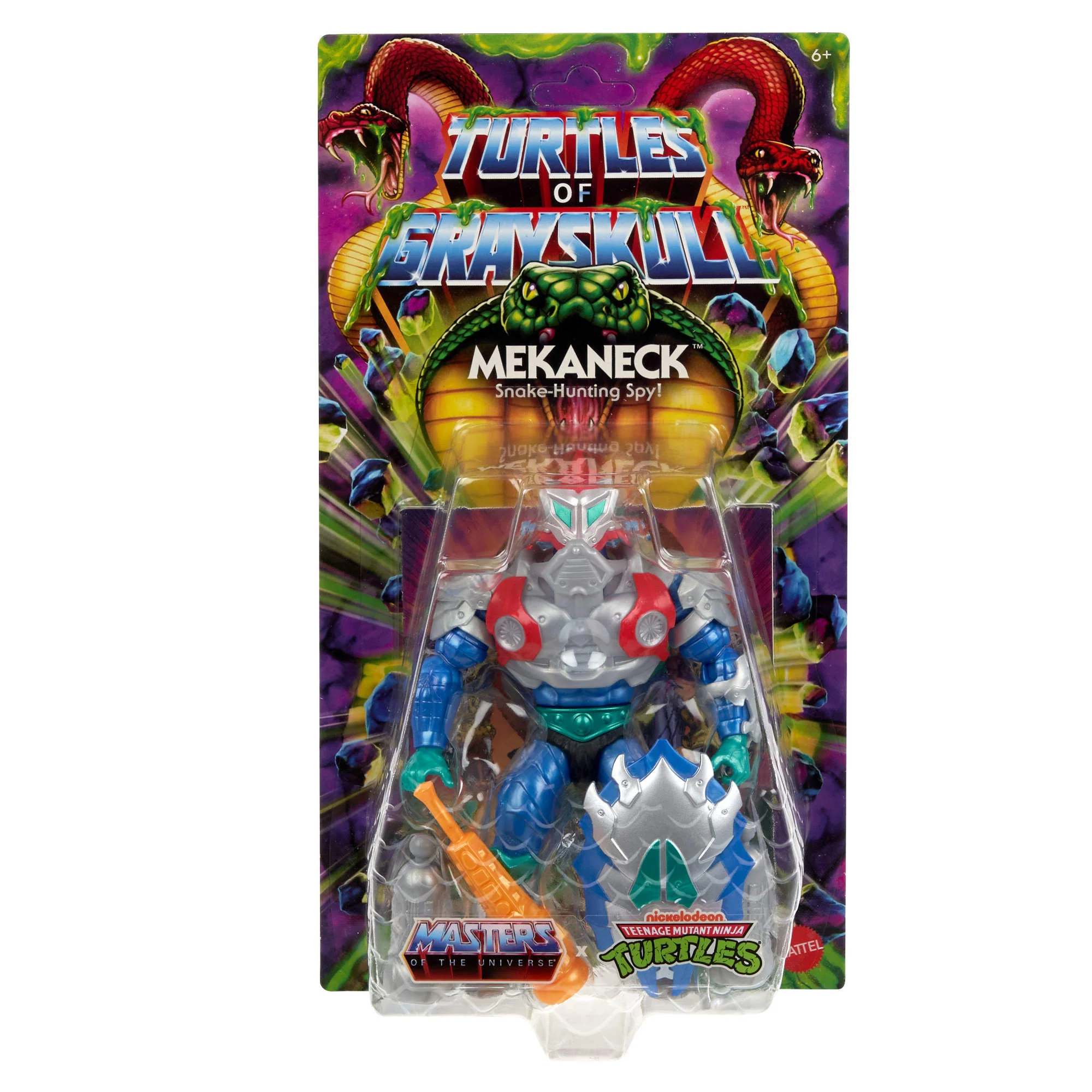 Masters of Universe Origins Turtles of Grayskull Mekaneck Action Figure - Image 6