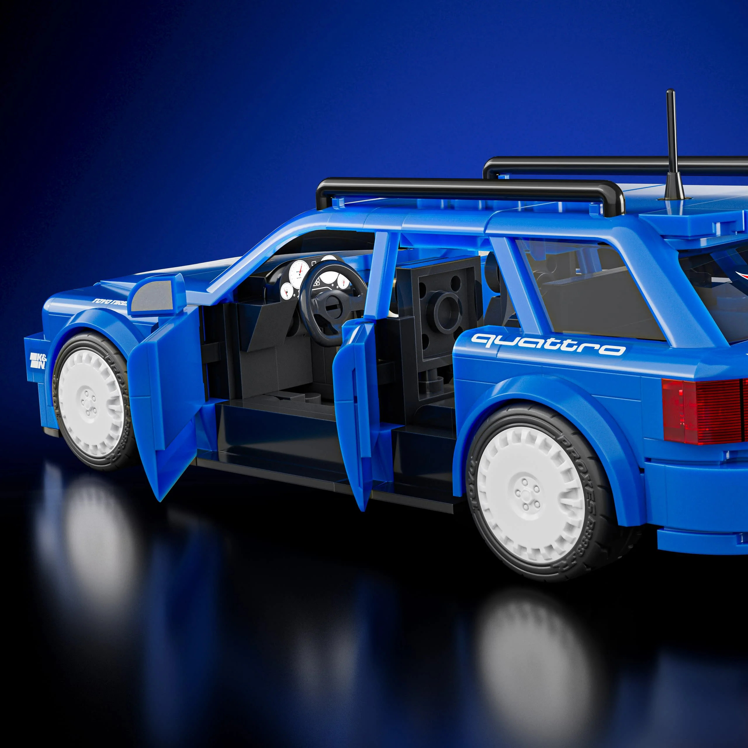 Mattel Brick Shop Hot Wheels ’94 Audi Avant RS2 - Image 5