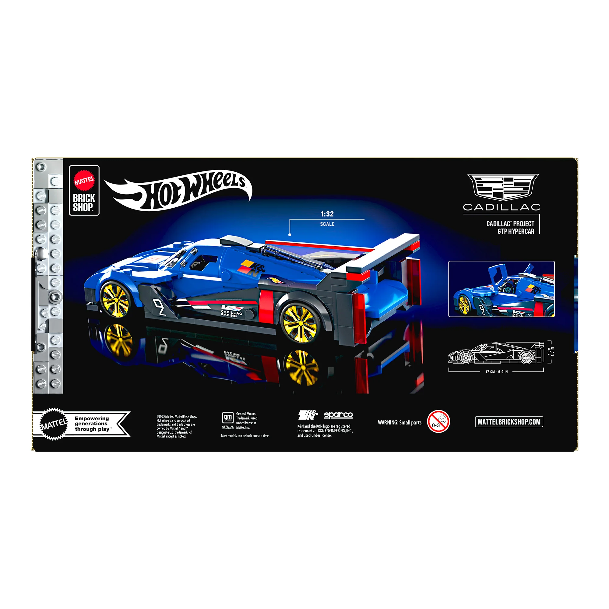 Mattel Brick Shop Hot Wheels Cadillac Project GTP Hypercar Building Set - Image 8