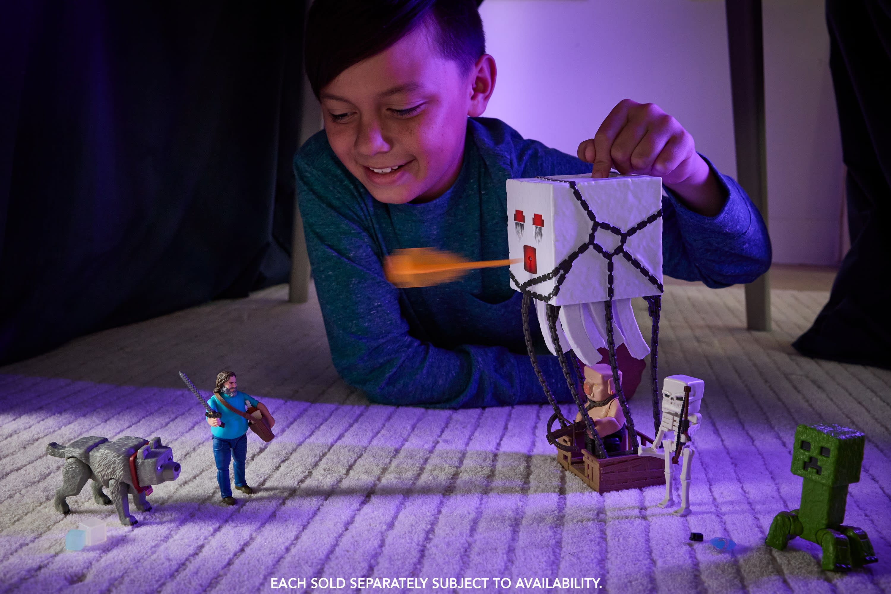 Minecraft Blast Attack Ghast Action Figure Set - Image 7