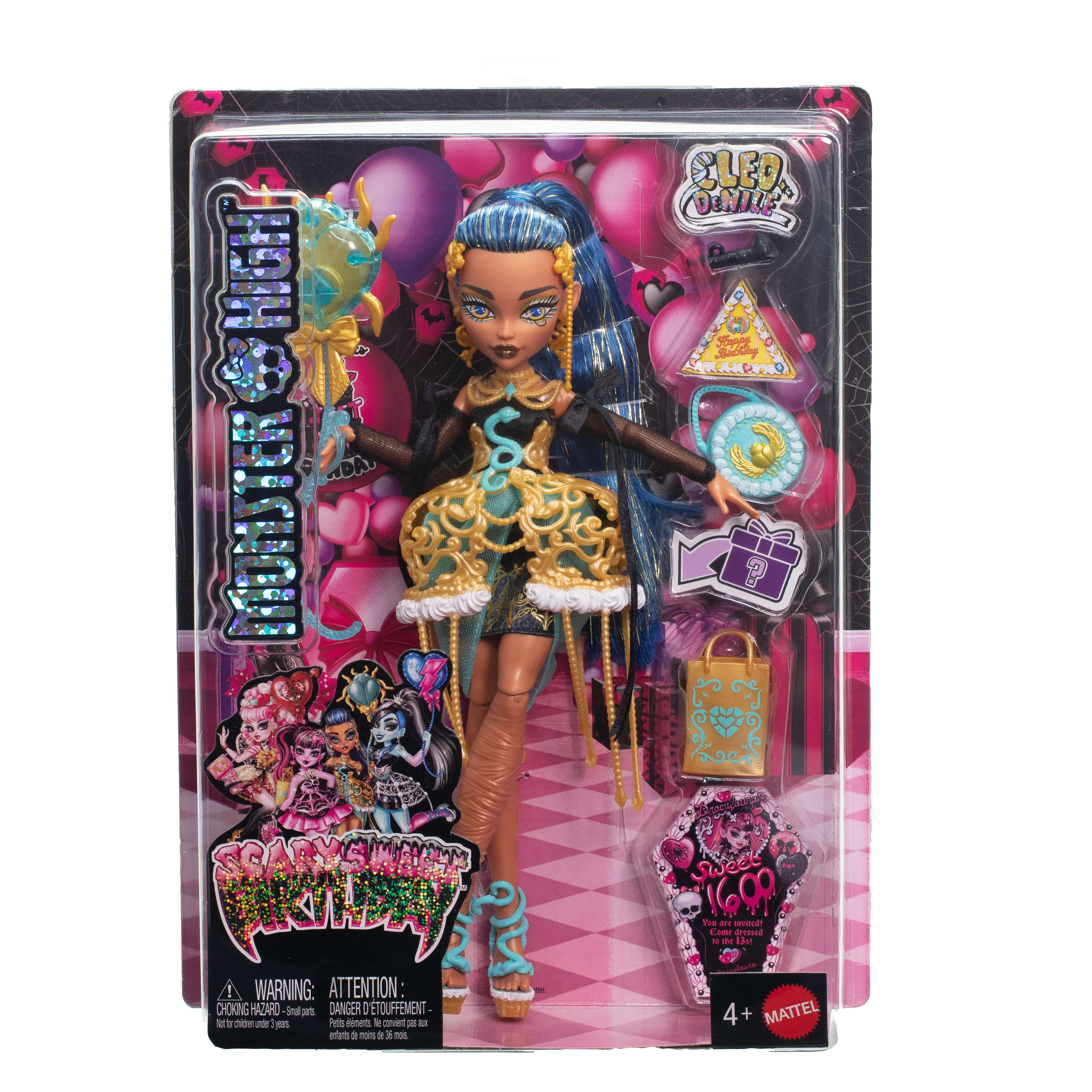 Monster High Scary Sweet Birthday Cleo de Nile Doll - Image 5