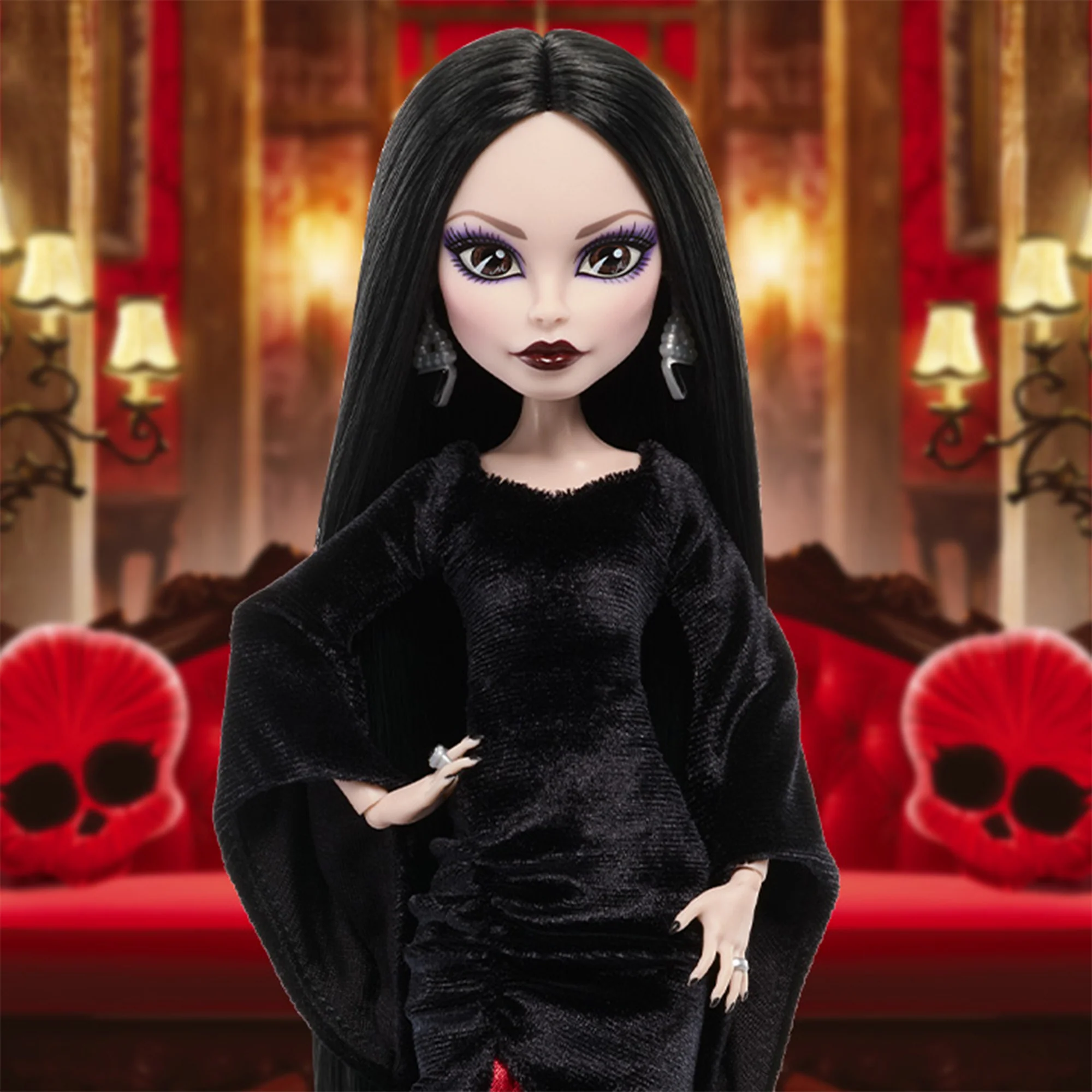 Monster High Wednesday Morticia Addams Skullector Doll - Image 7
