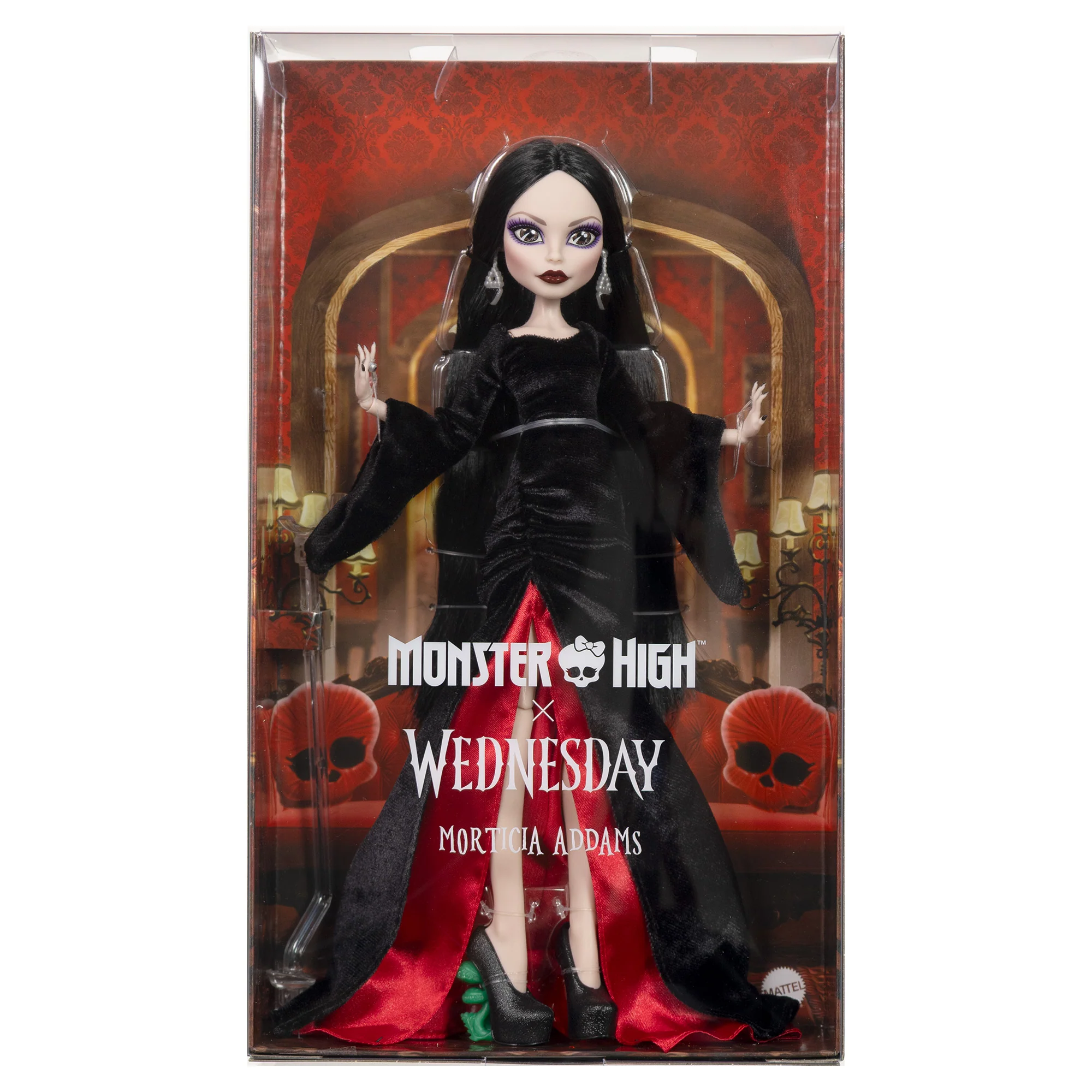 Monster High Wednesday Morticia Addams Skullector Doll - Image 9