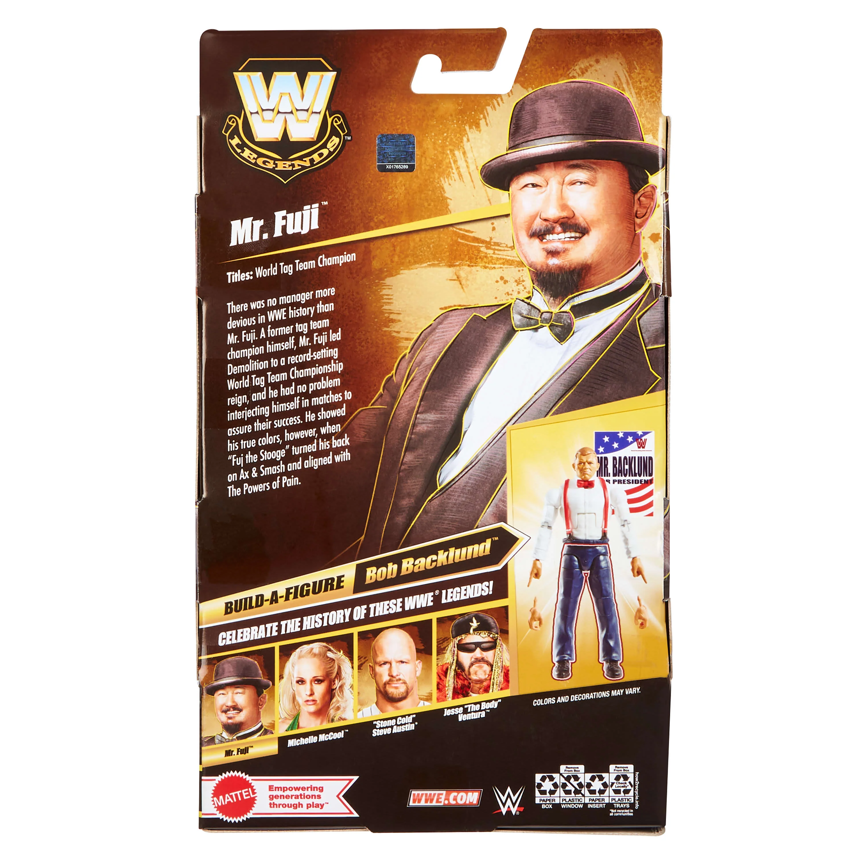 WWE Elite Legends Mr. Fuji Action Figure - Image 6