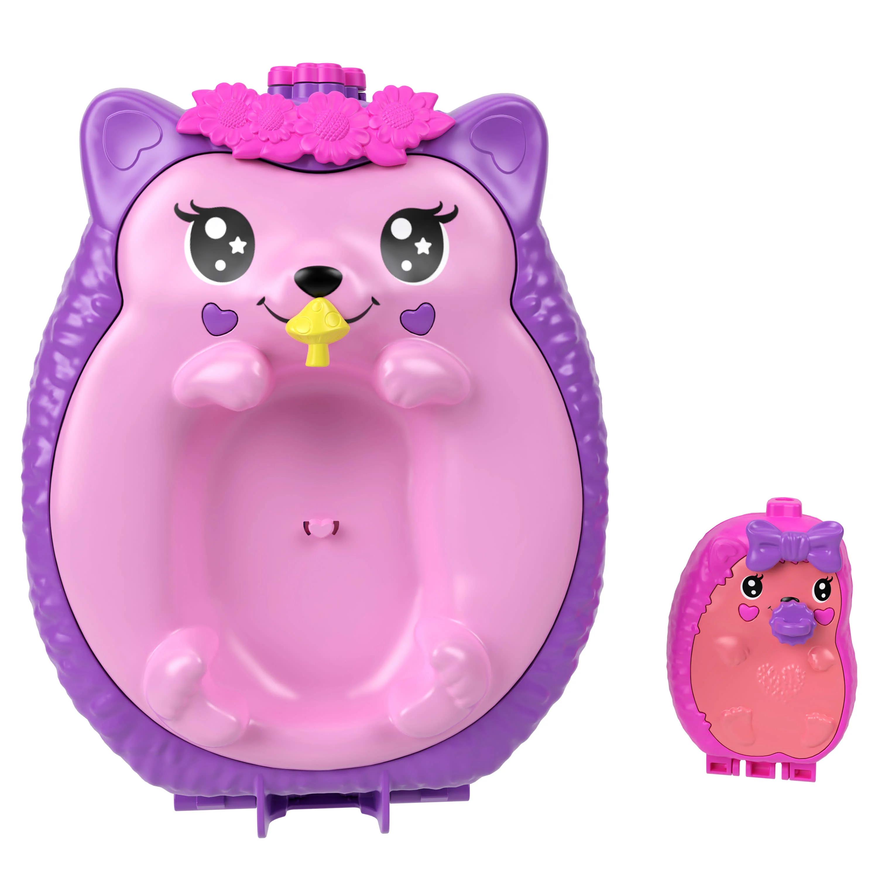Polly Pocket Hedgehog Mom & Baby Purse Playset - Image 6