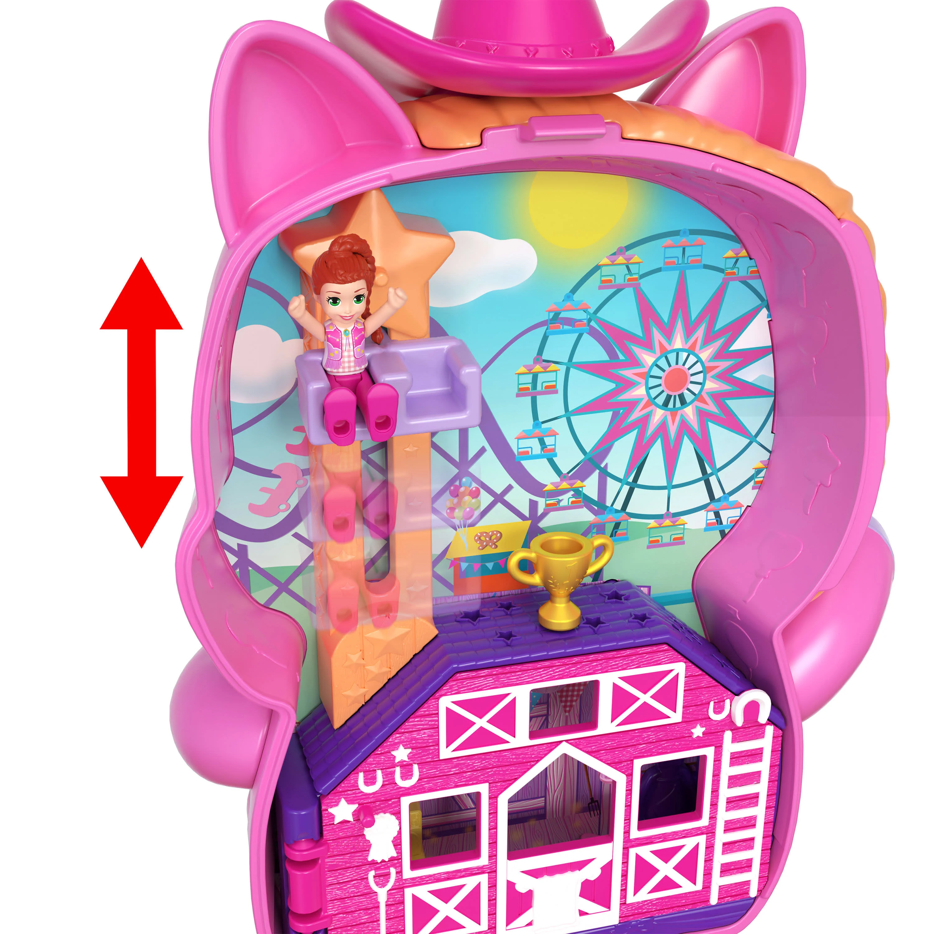 Polly Pocket Pony Rodeo Compact Playset - Image 5