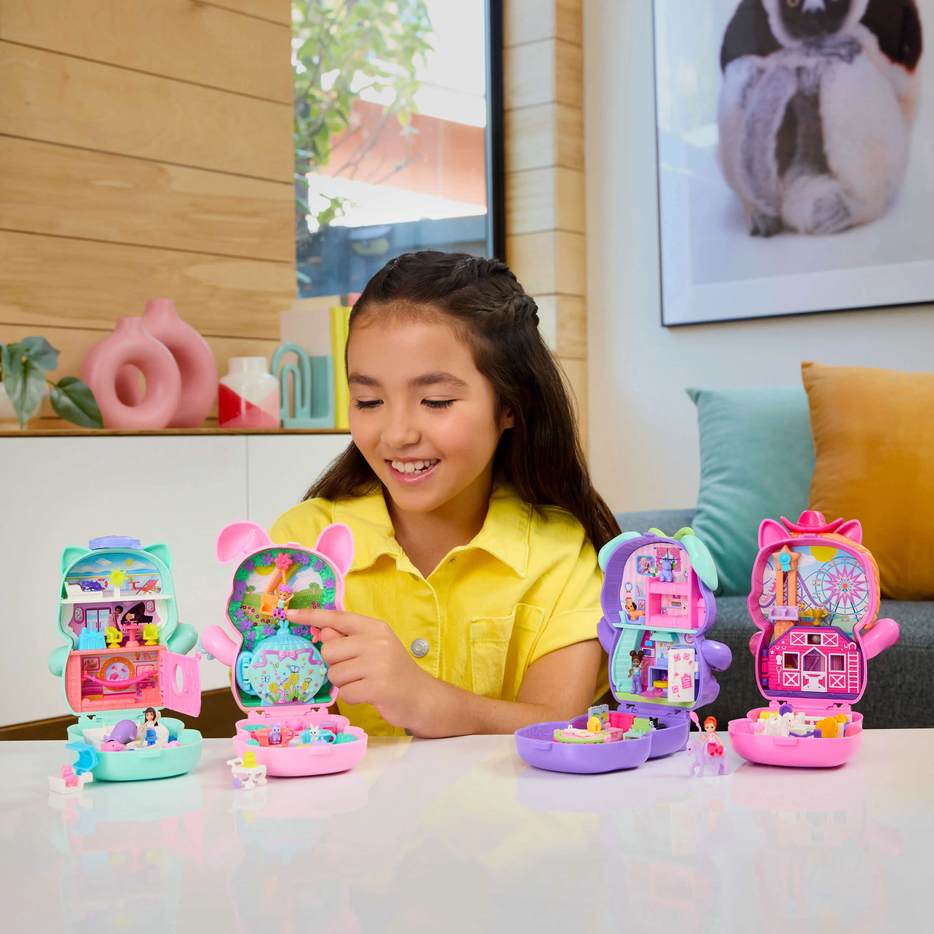 Polly Pocket Set Sail Kitty Compact Playset - Image 7