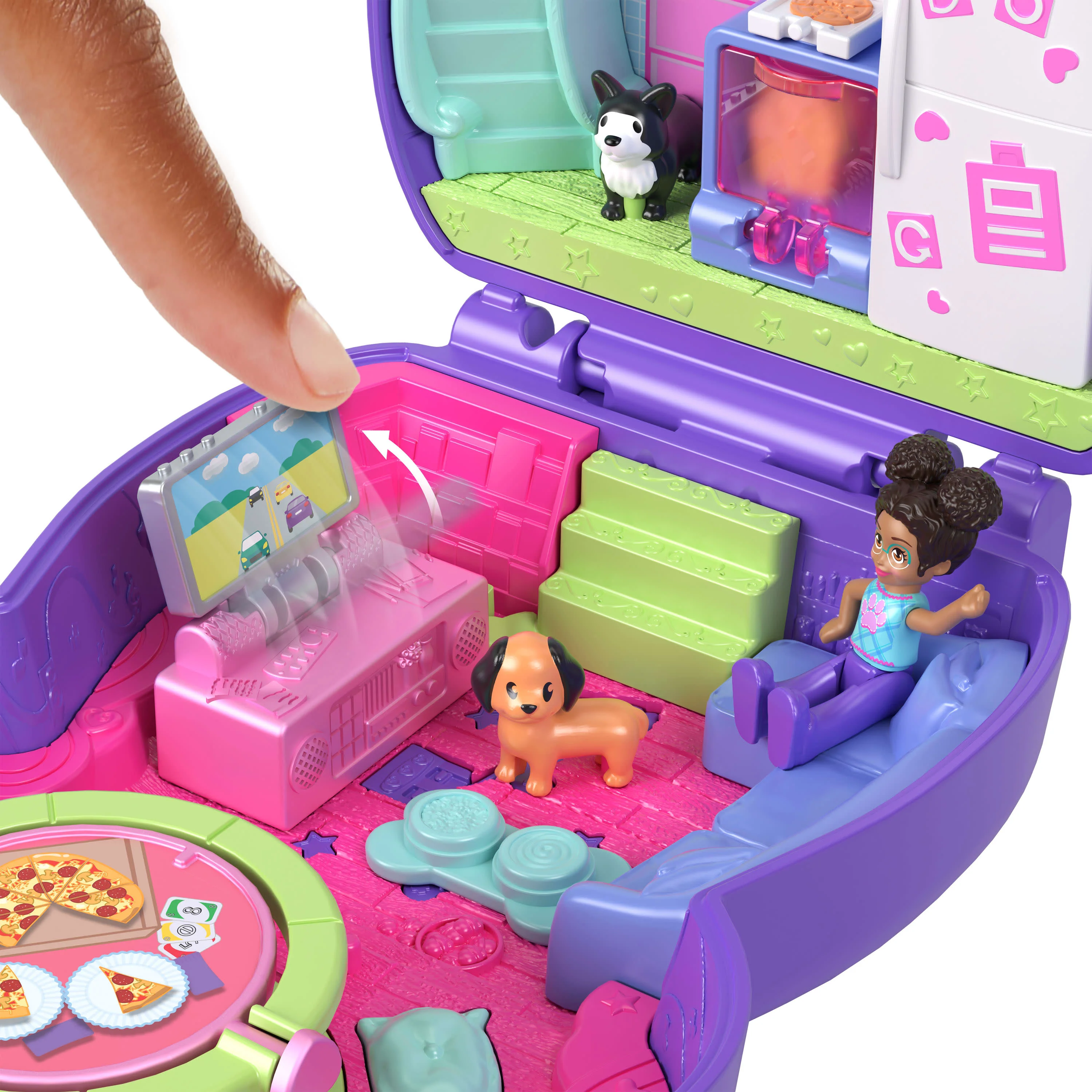 Polly Pocket Sleepover Puppy Compact Playset - Image 3