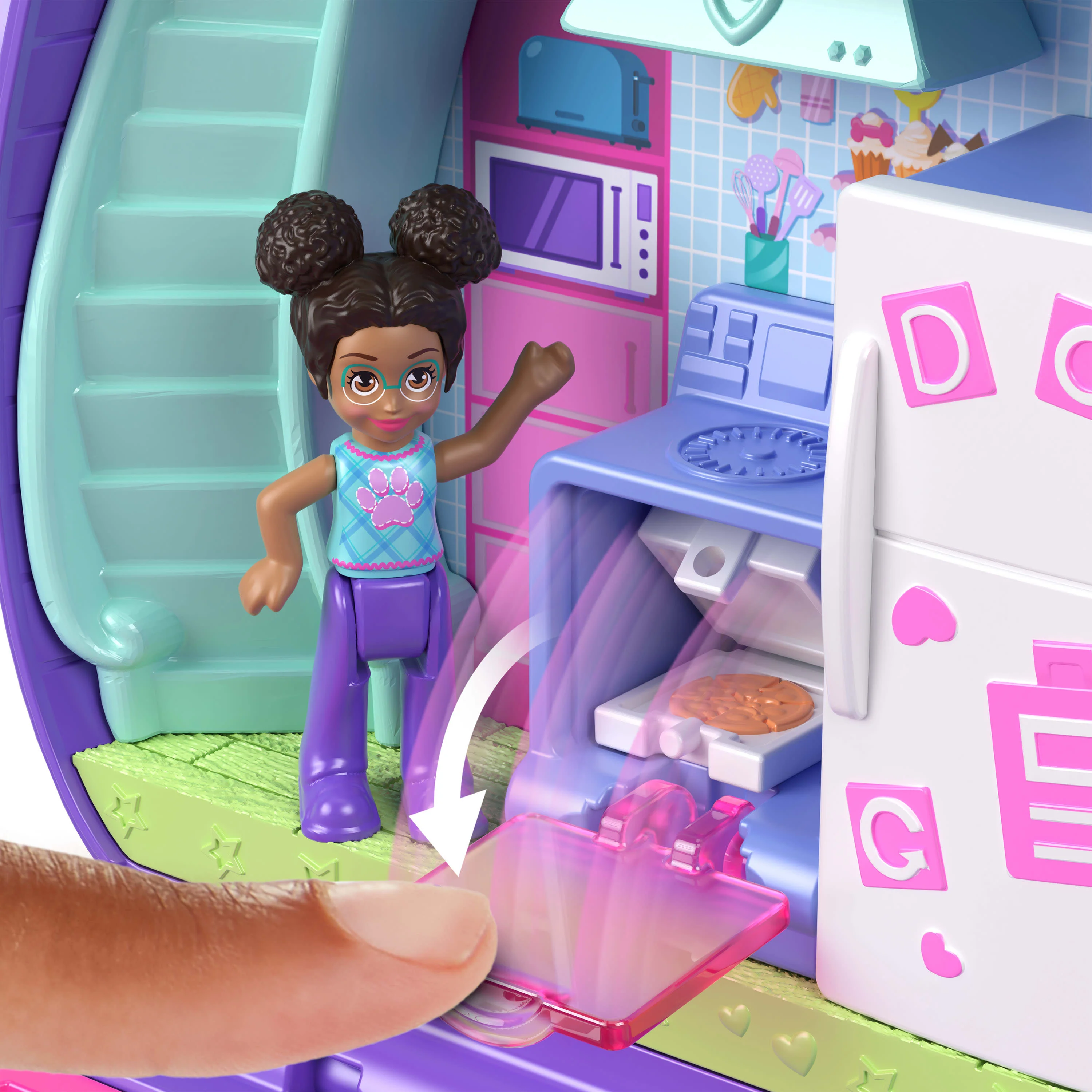 Polly Pocket Sleepover Puppy Compact Playset - Image 4