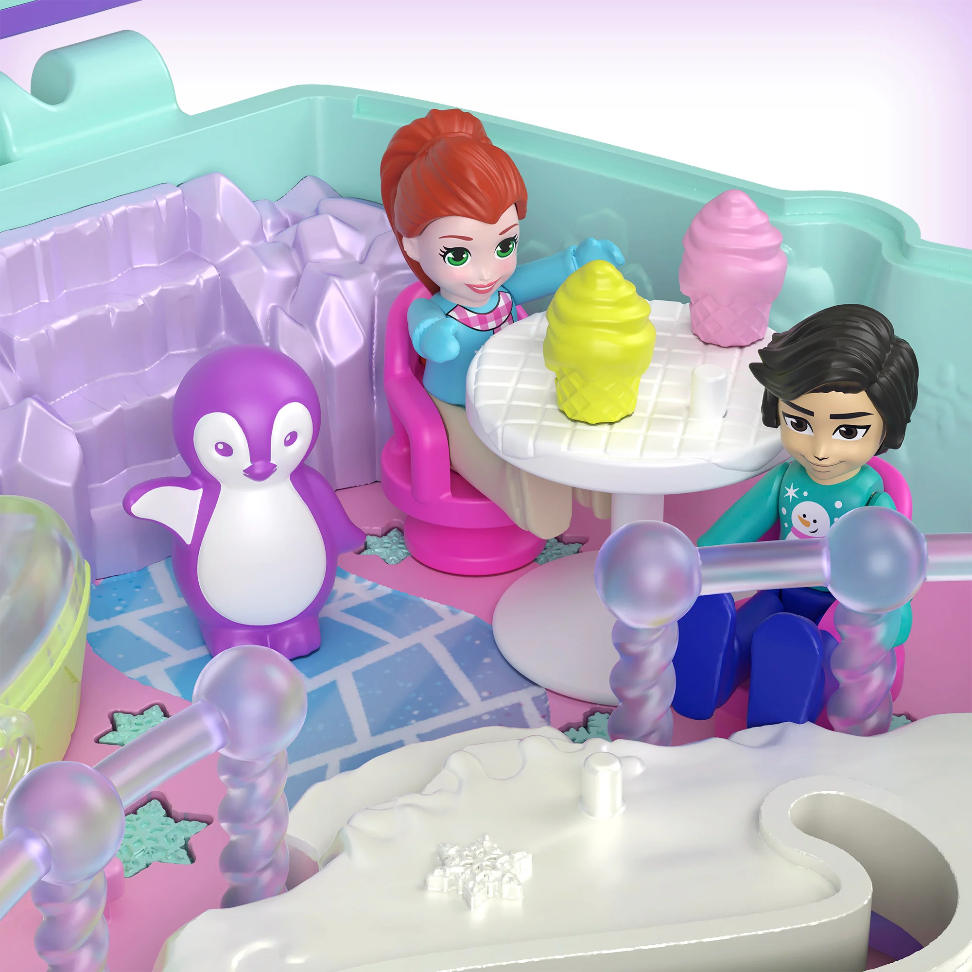 Polly Pocket Snow Sweet Penguin Compact - Image 9