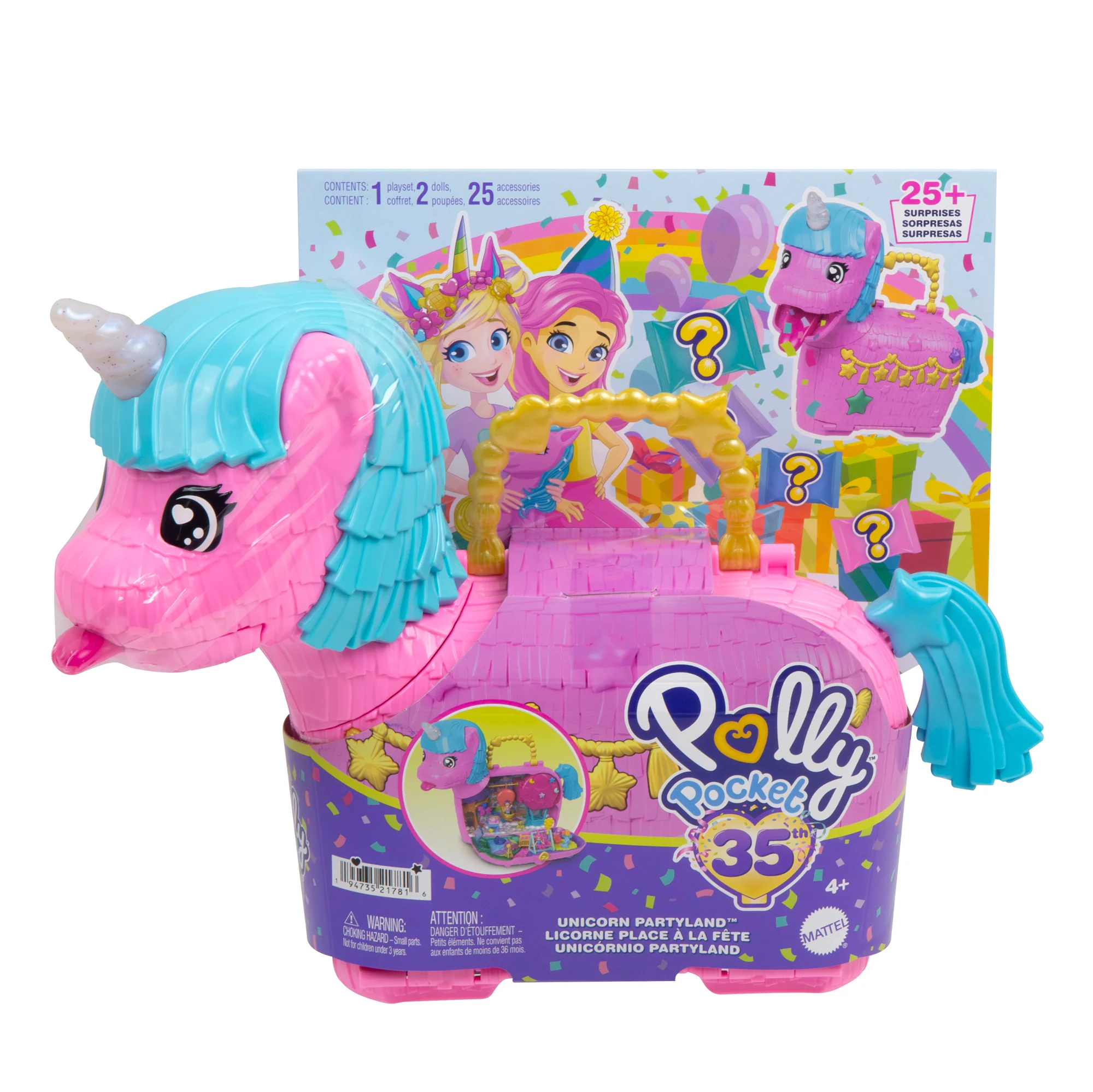 POLLY POCKET UNICORN PARTYLAND Playset - Image 2