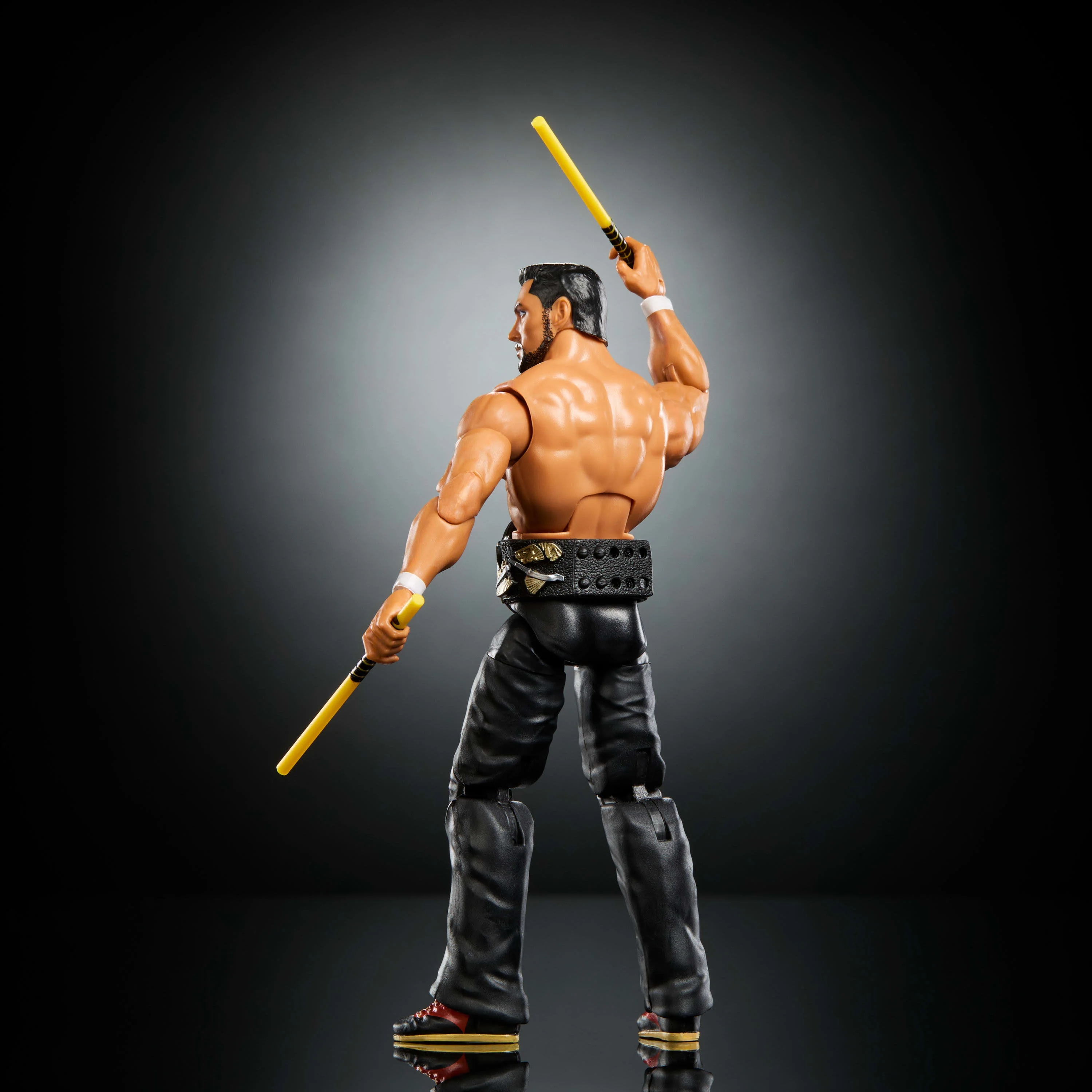 WWE Monday Night War Elite Collection Steve Blackman Action Figure - Image 4