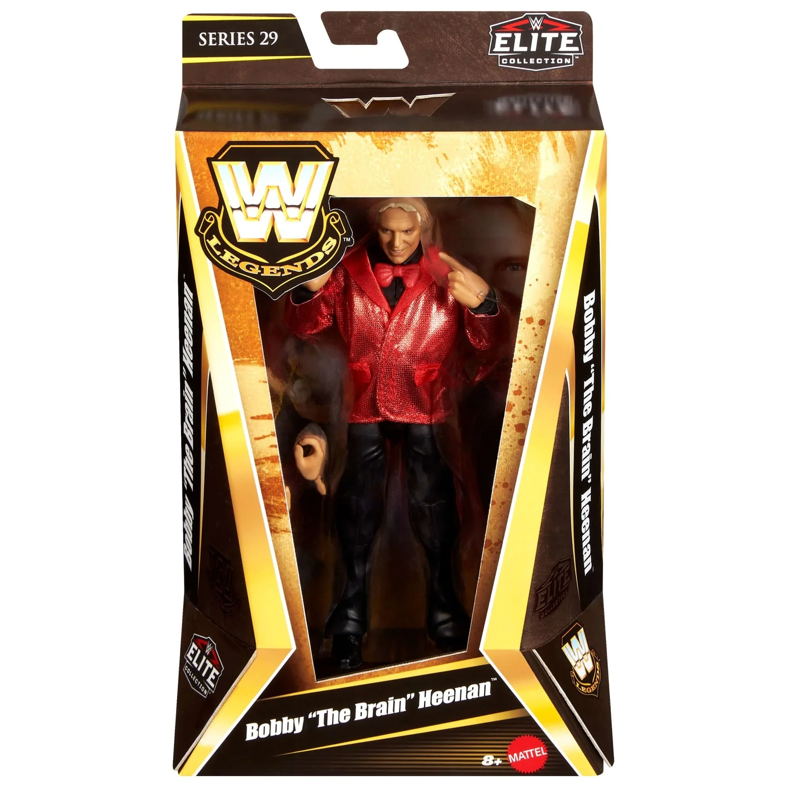 WWE Elite Legends Bobby "The Brain" Heenan Action Figure - Image 6